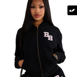 Black BB Women's Hoodie